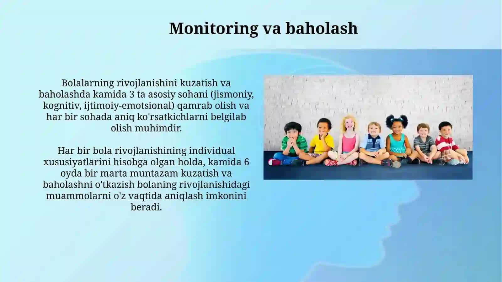 Yosh bolalar rivojlanishiga qoʻyiladigan davlat talablari 3