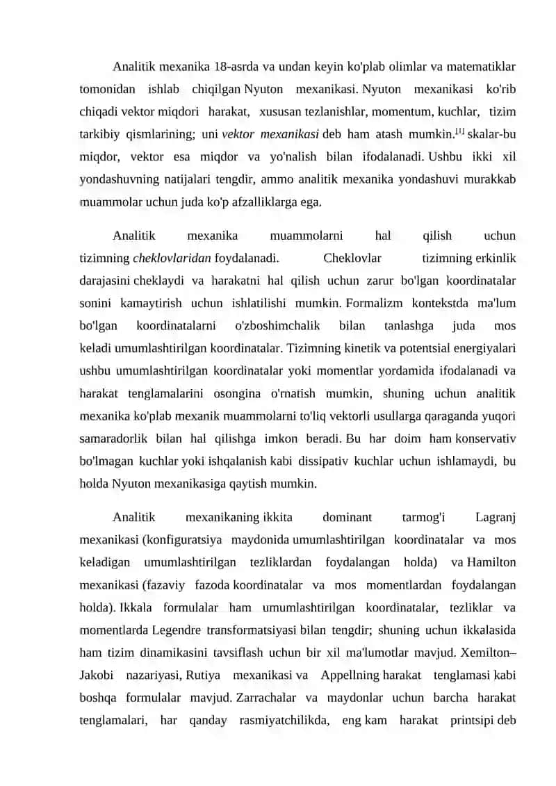Analitik mexanika 3