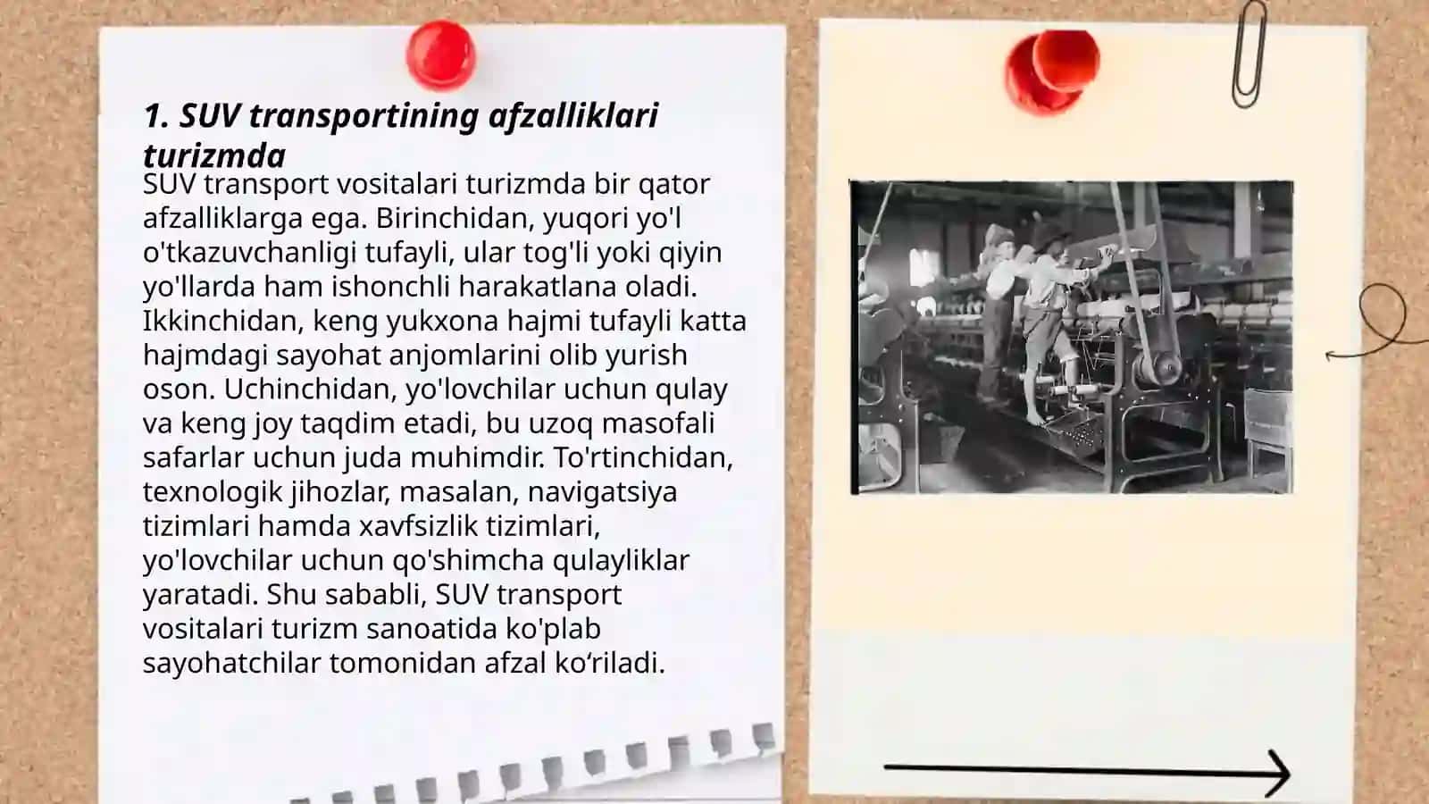 SUV TRANSPORTINING TURIZMDAGI AHAMIYATI 3