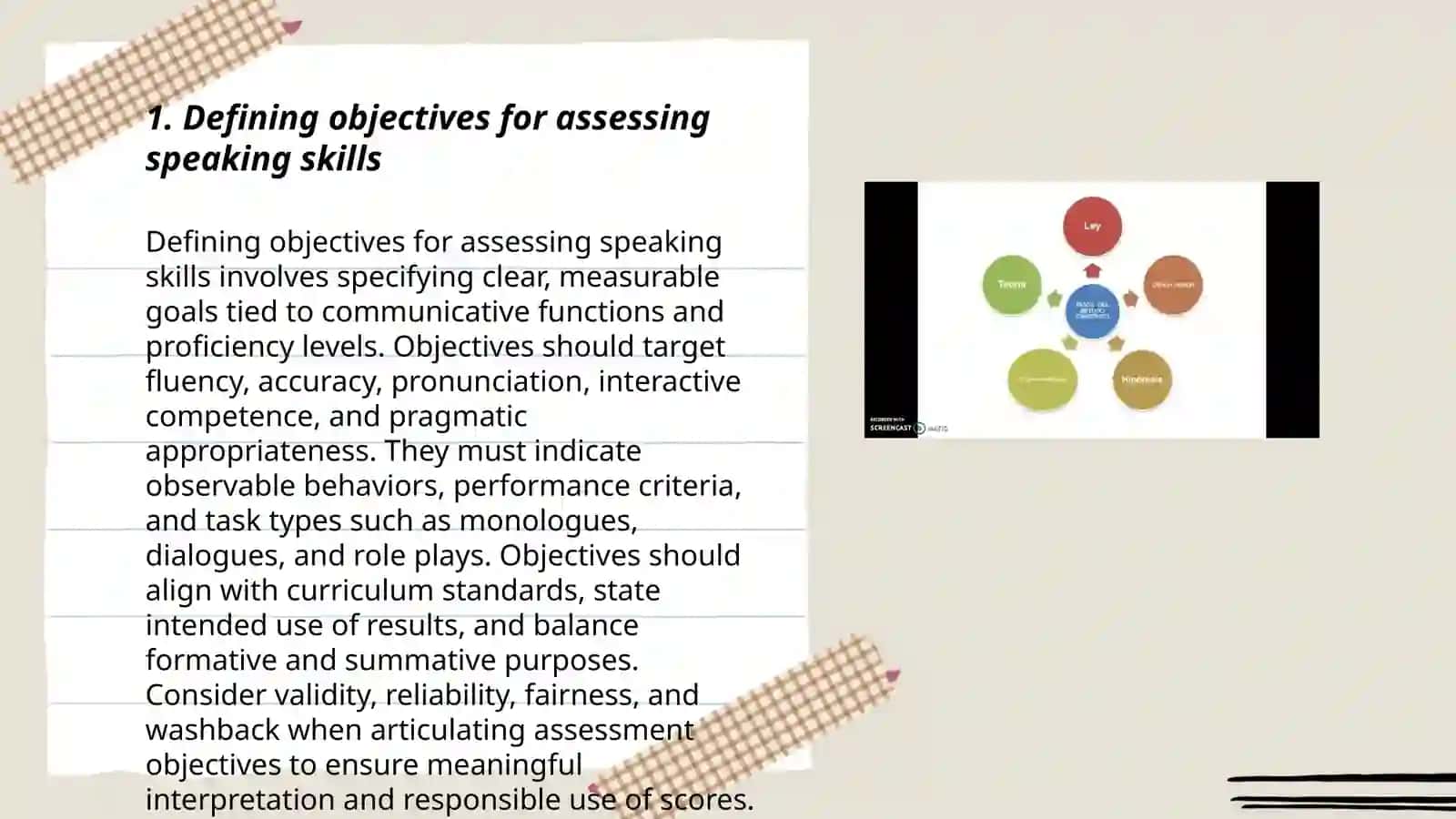 Assessing speaking skills 3