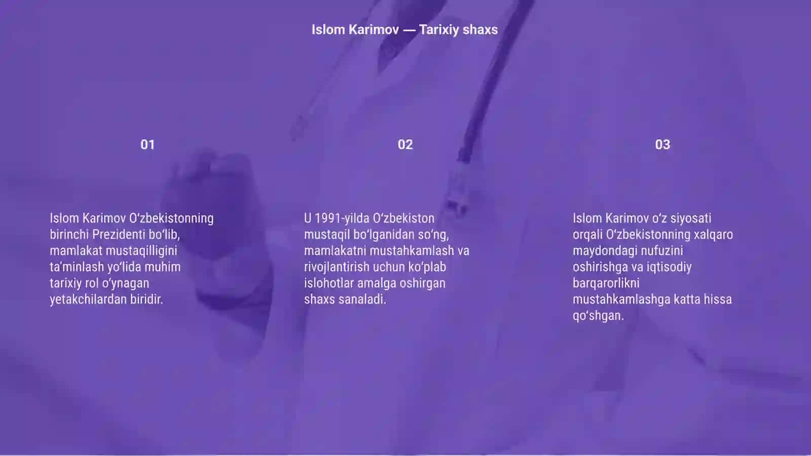 Islom Karimov Ozbekiston birinchi prezidenti 3