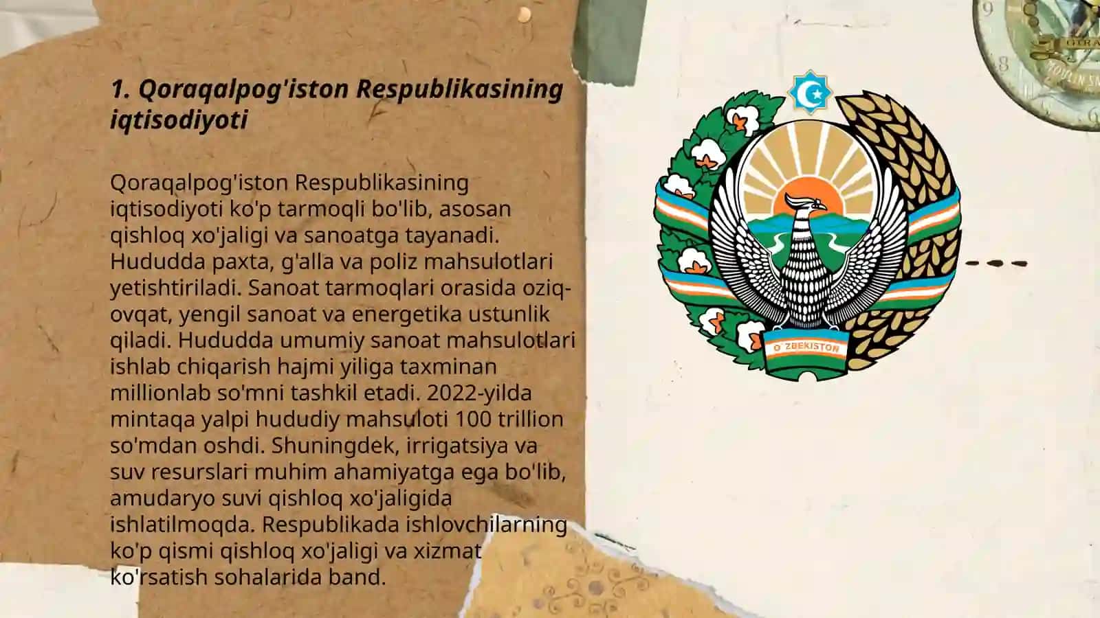 Qoraqalpog'iston Respublikasining Iqtisodiyoti 3