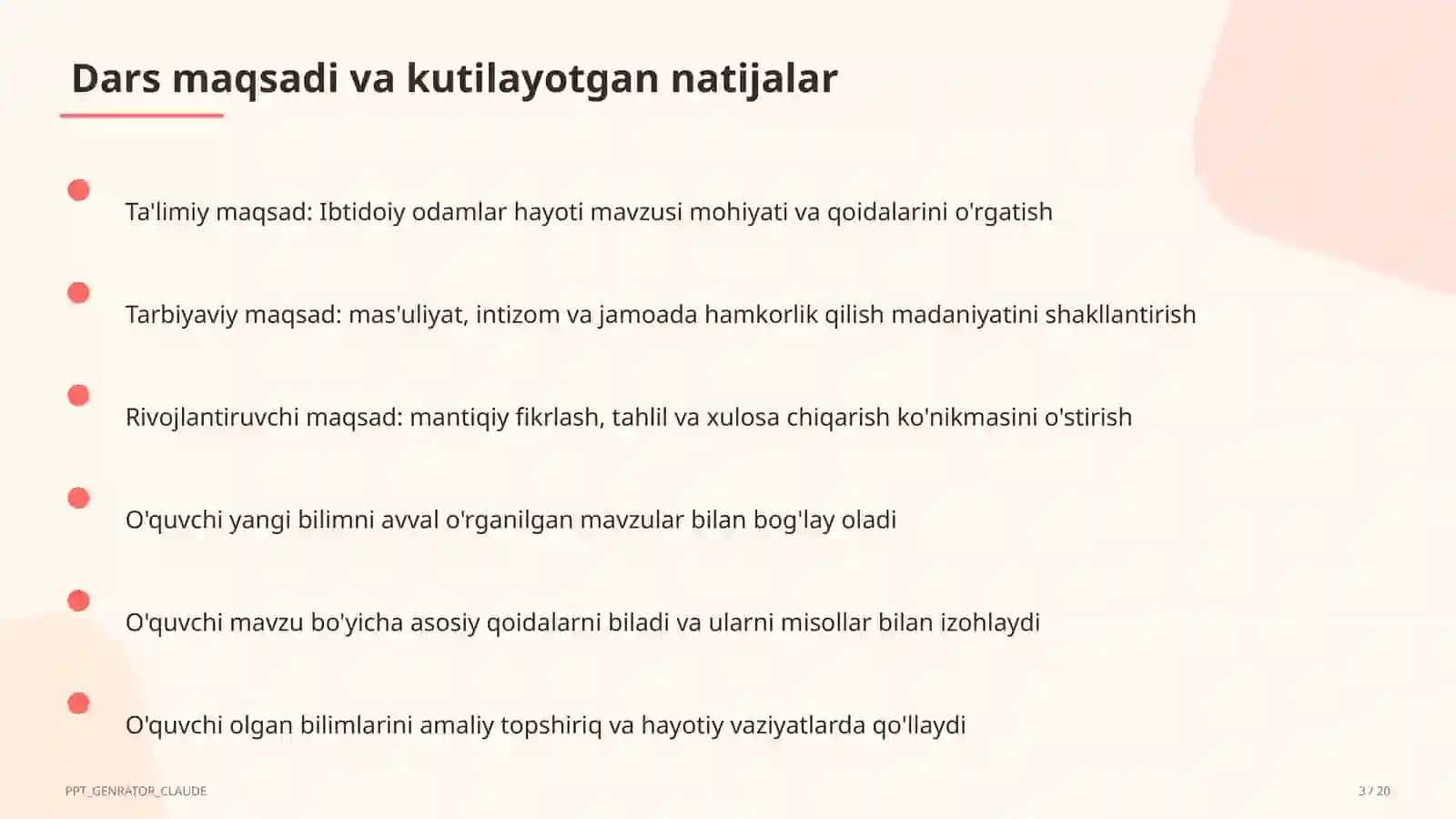 Ibtidoiy odamlar hayoti (5-sinf) 3