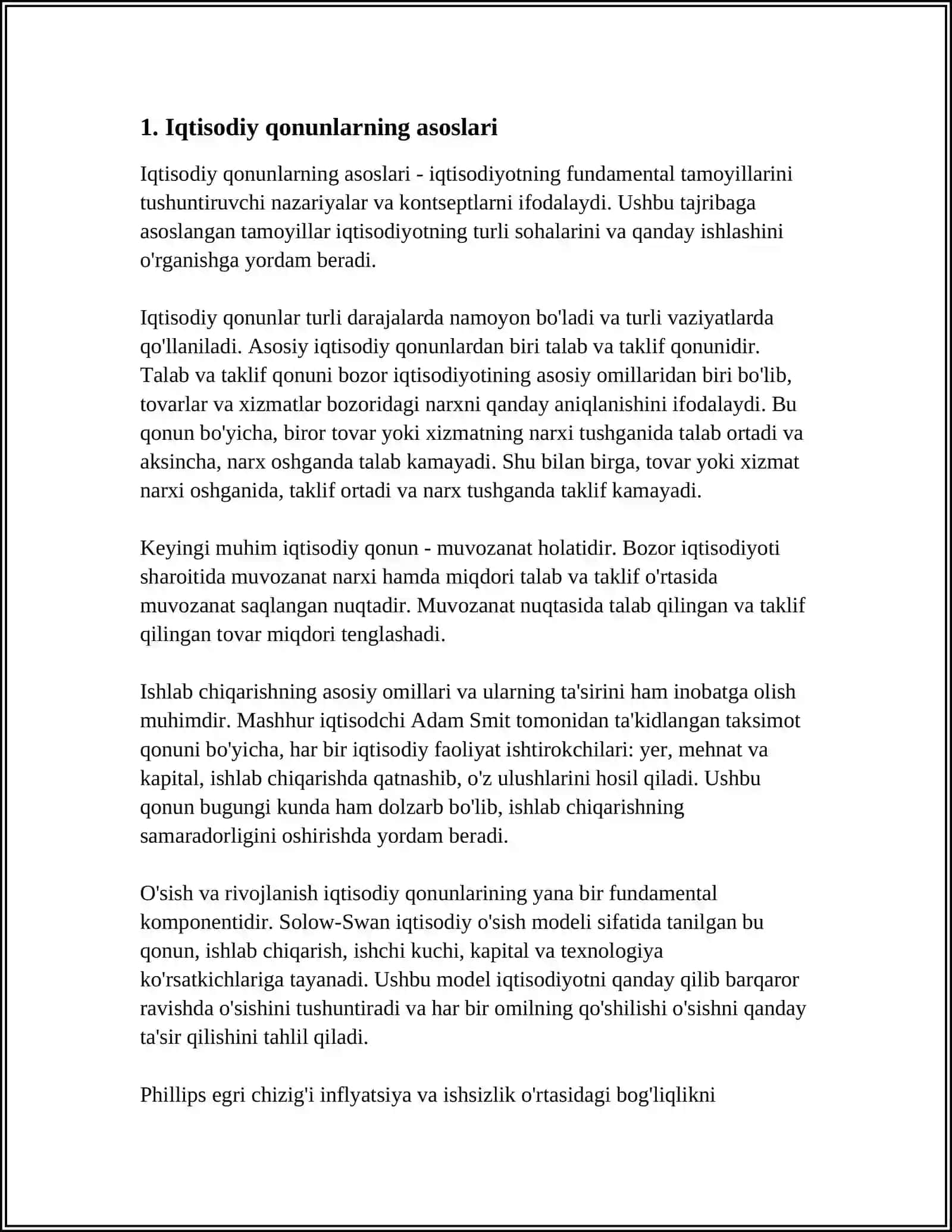 Iqtisodiy Qonunlar va Ularning Turlari 3