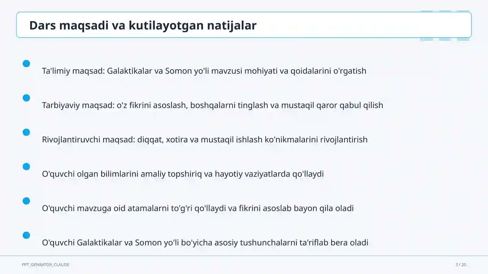 Galaktikalar va Somon yo'li (11-sinf) 3