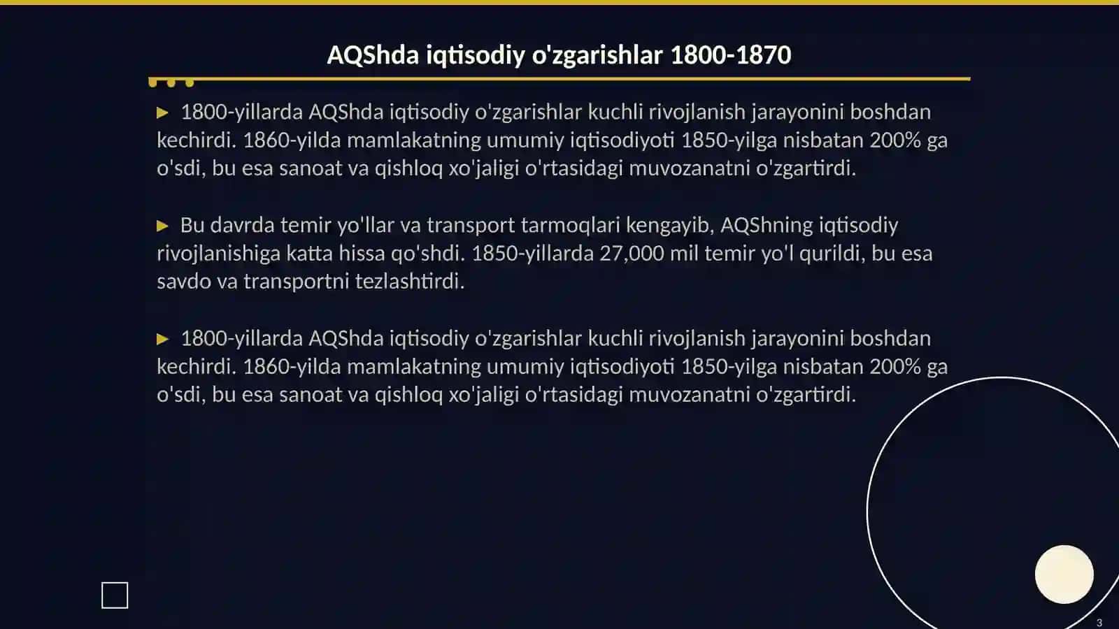 1800-1870-yillarda Aqsh: Fuqarolik urushi va keyingi taraqqiyot 3