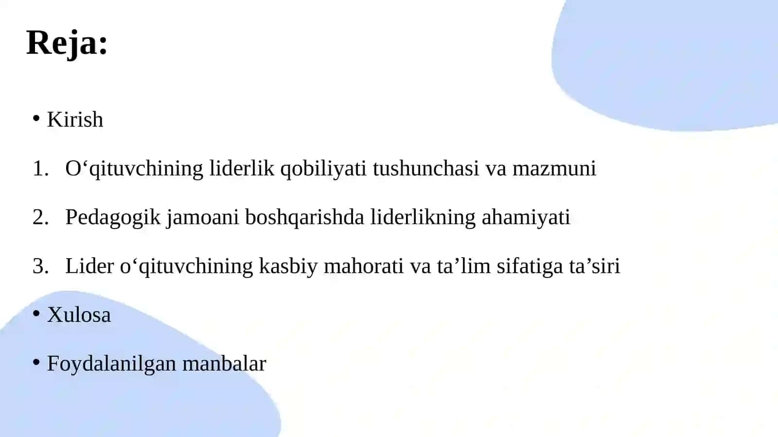 O‘qituvchining liderlik qobiliyati va pedagogik jamoani boshqarish mahorati 3