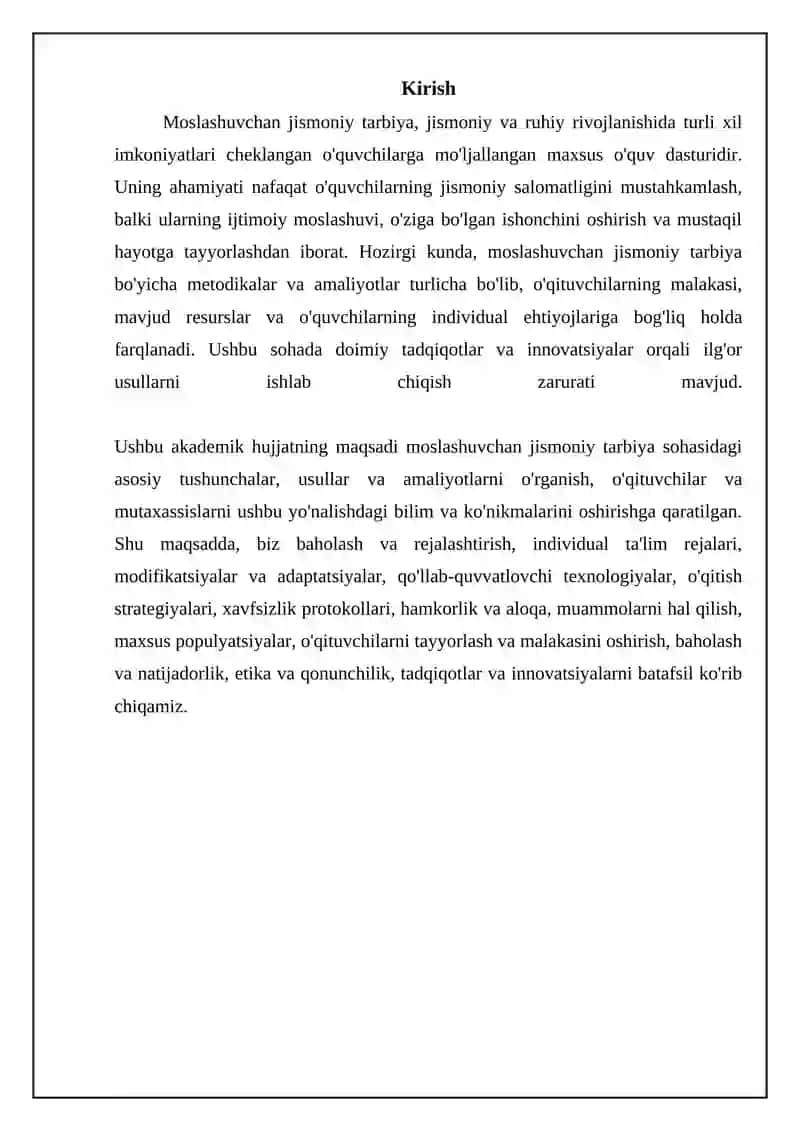 Adaptiv jismoniy tarbiya boʻyicha oʻrgatish usullari 3