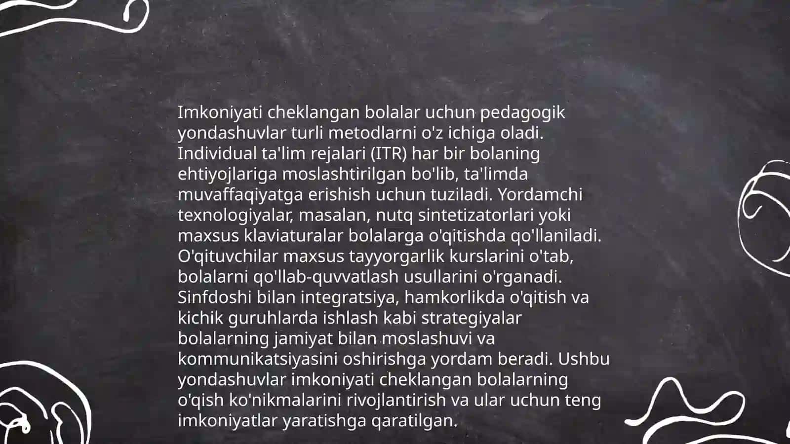 Imkoniyati cheklangan bolalar uchun pedagogik yondashuvlar 3