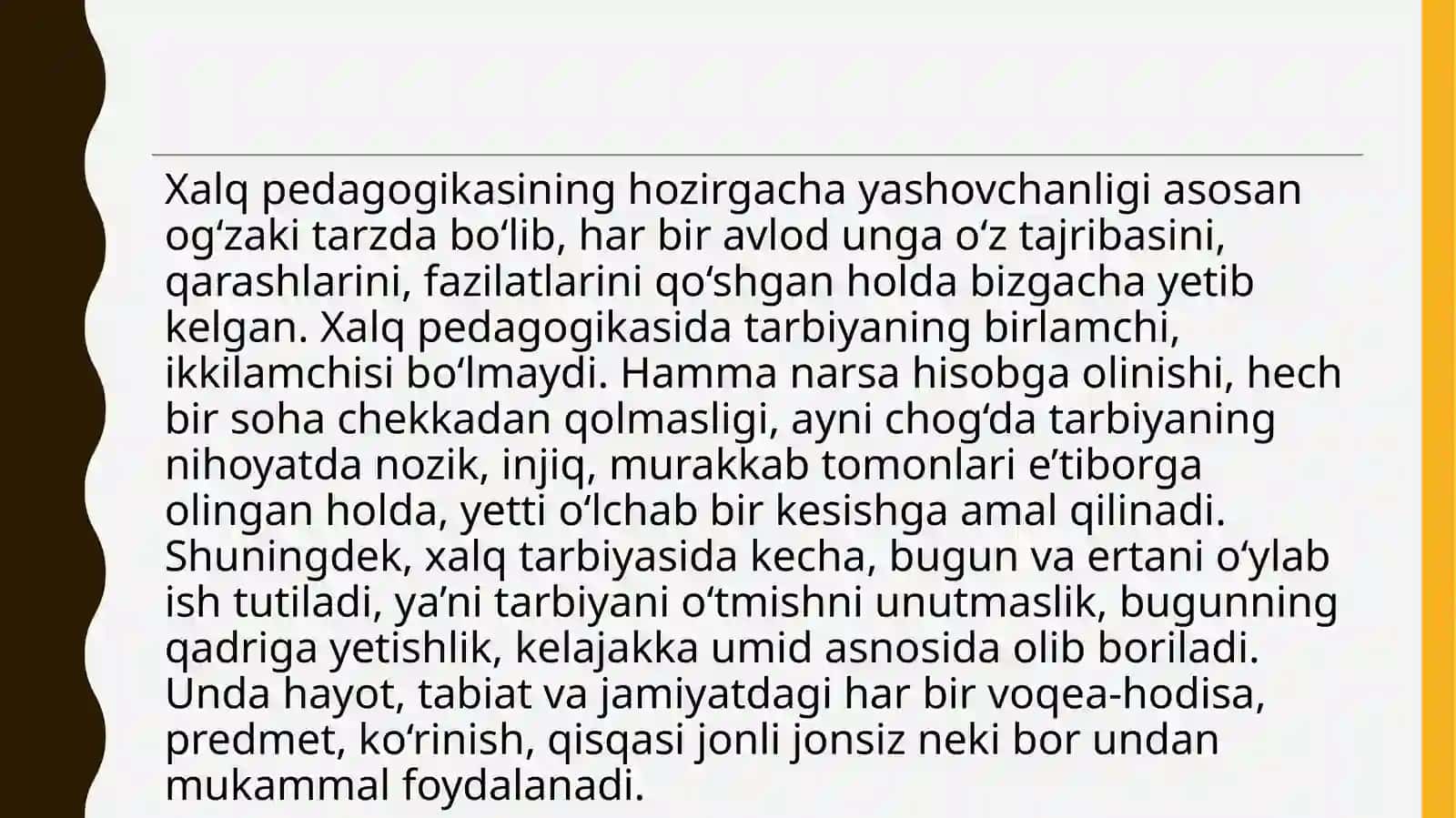 Oilada farzand tarbiyasiga oid xalq og‘zaki ijodidan foydalanish 3
