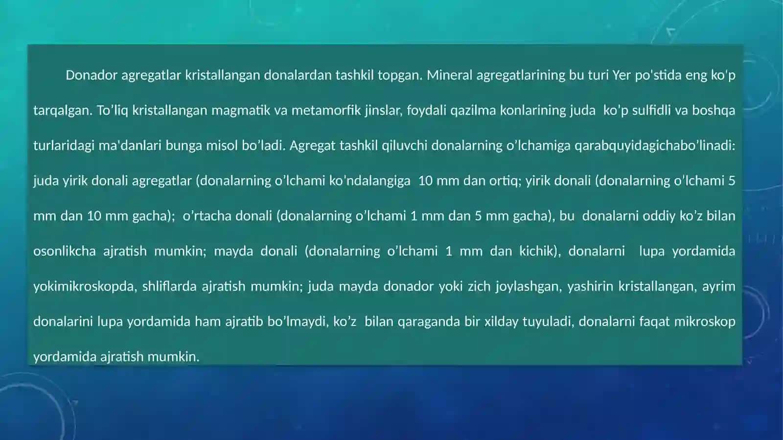 MINERAL AGRIGATLARI 3