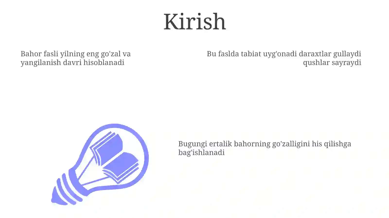 Bahor keldi 3