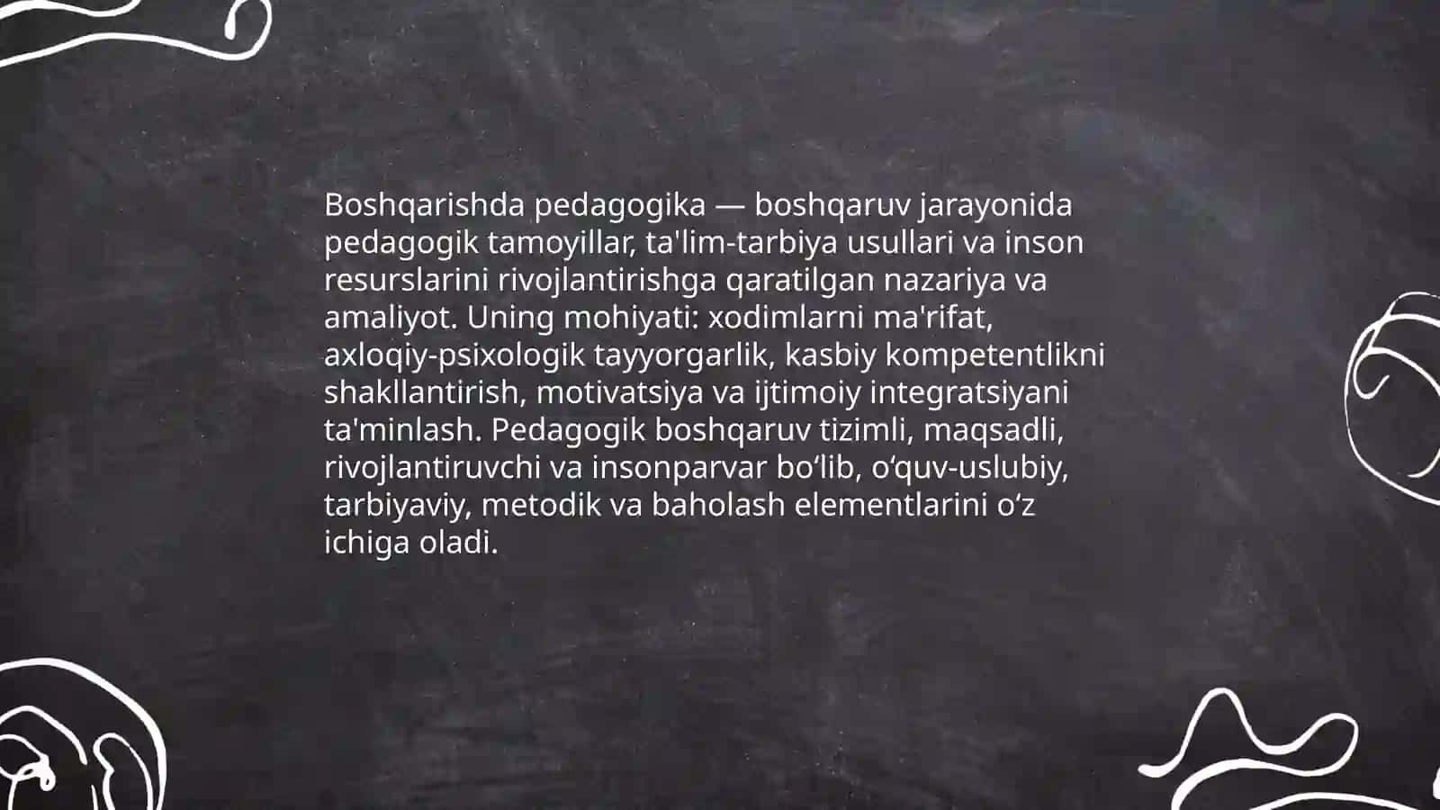 Boshqarishda pedagogikaning asosiy tushunchalari 3