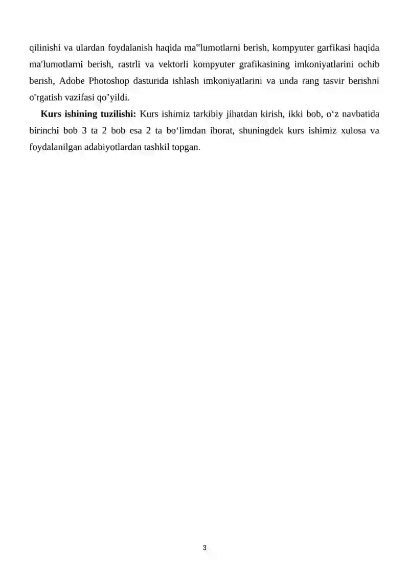 Kompyuter grafikasi sohasidagi fayl formatlari va bir-biridan farqli jixatlari 3