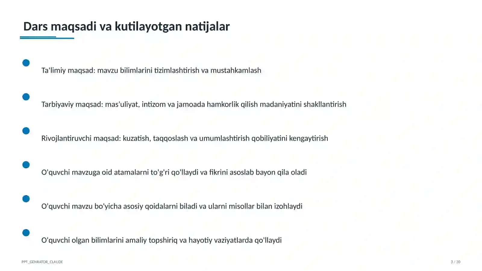 Yog'ochga ishlov berish asoslari (5-sinf) 3