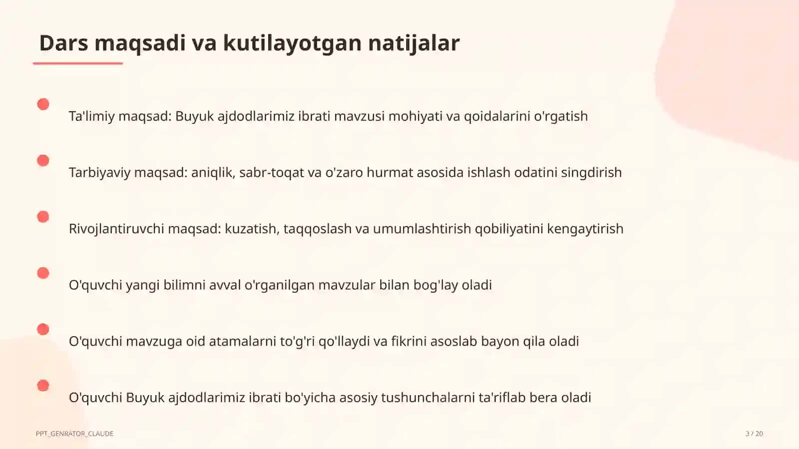 Buyuk ajdodlarimiz ibrati (6-sinf) 3