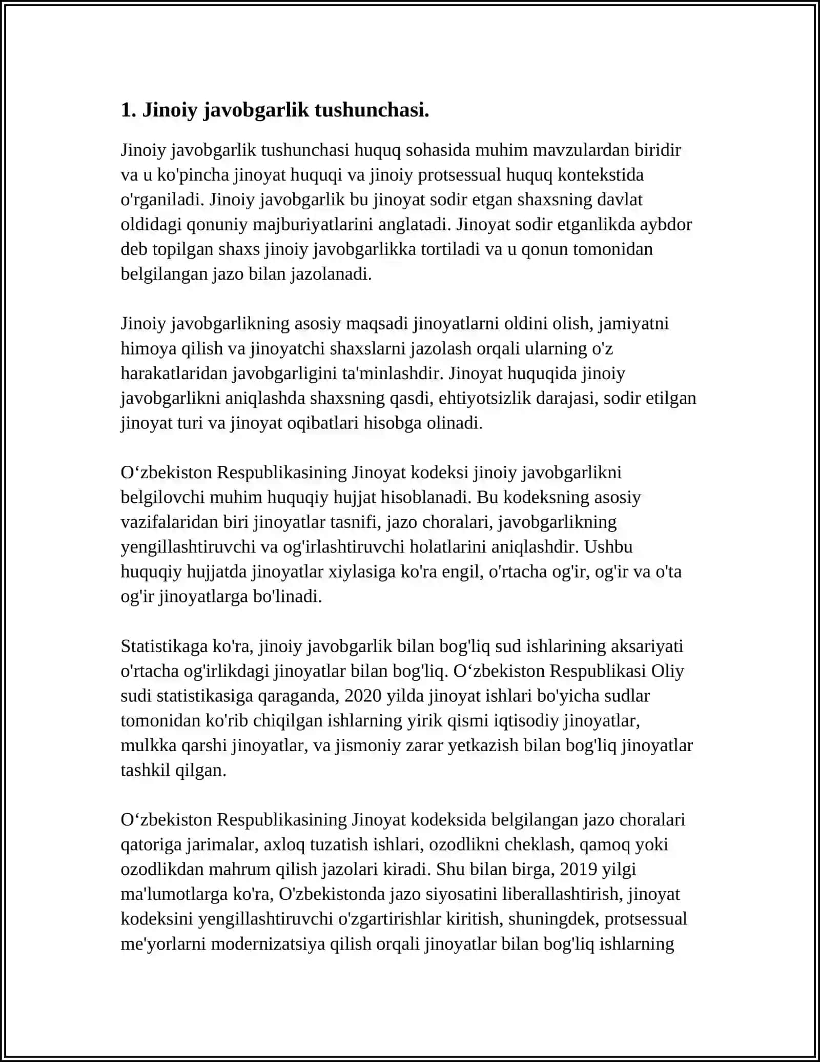 JINOYAT HUQUQI 94-MODDA TIBBIY YO'SINDAGI MAJBURLOV CHORALARINI TAYINLASH 3