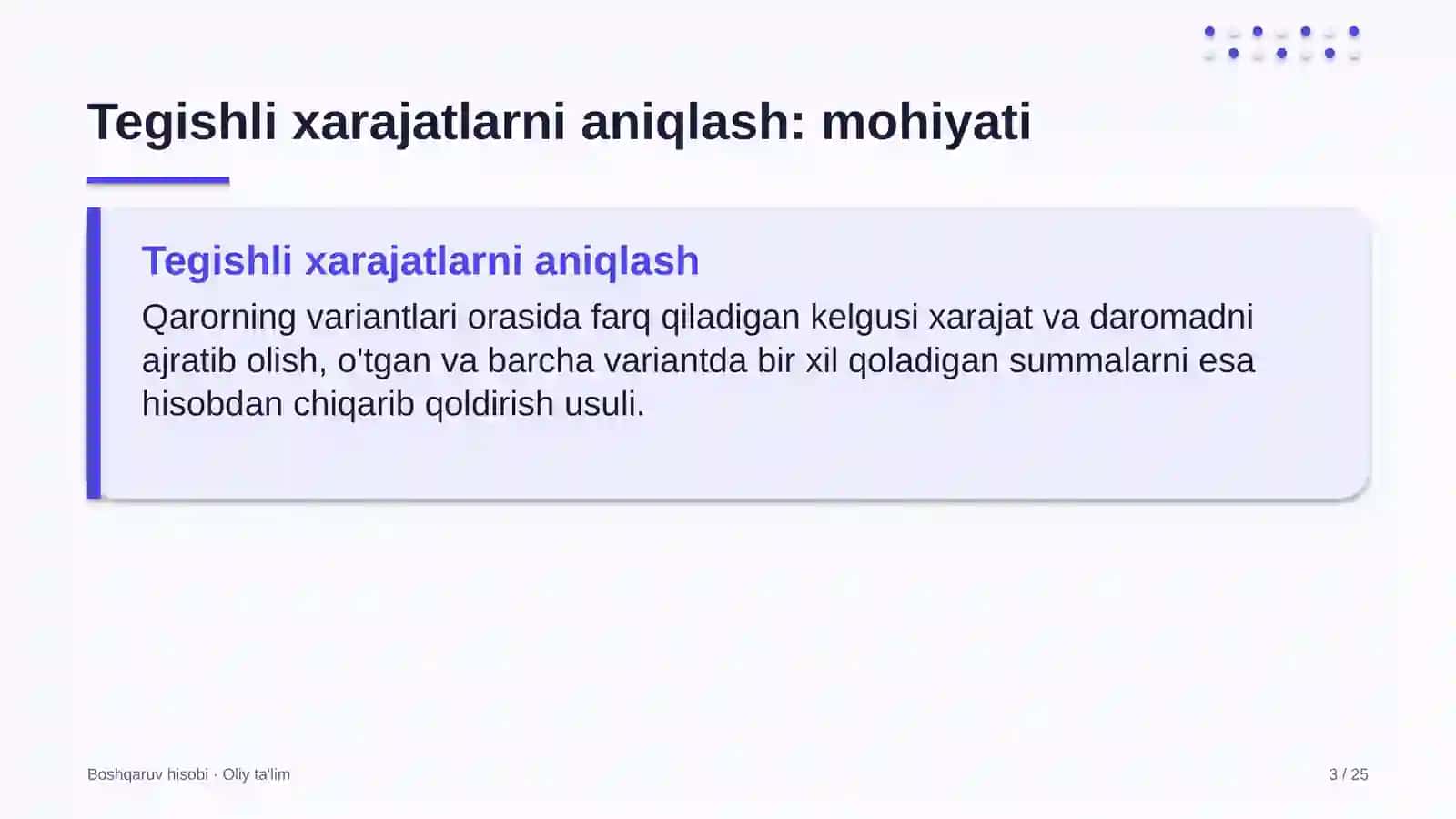 qurilish nazorati inspeksiyalarida qaror qabul qilish uchun tegishli xarajatlarni aniqlash 3283 3