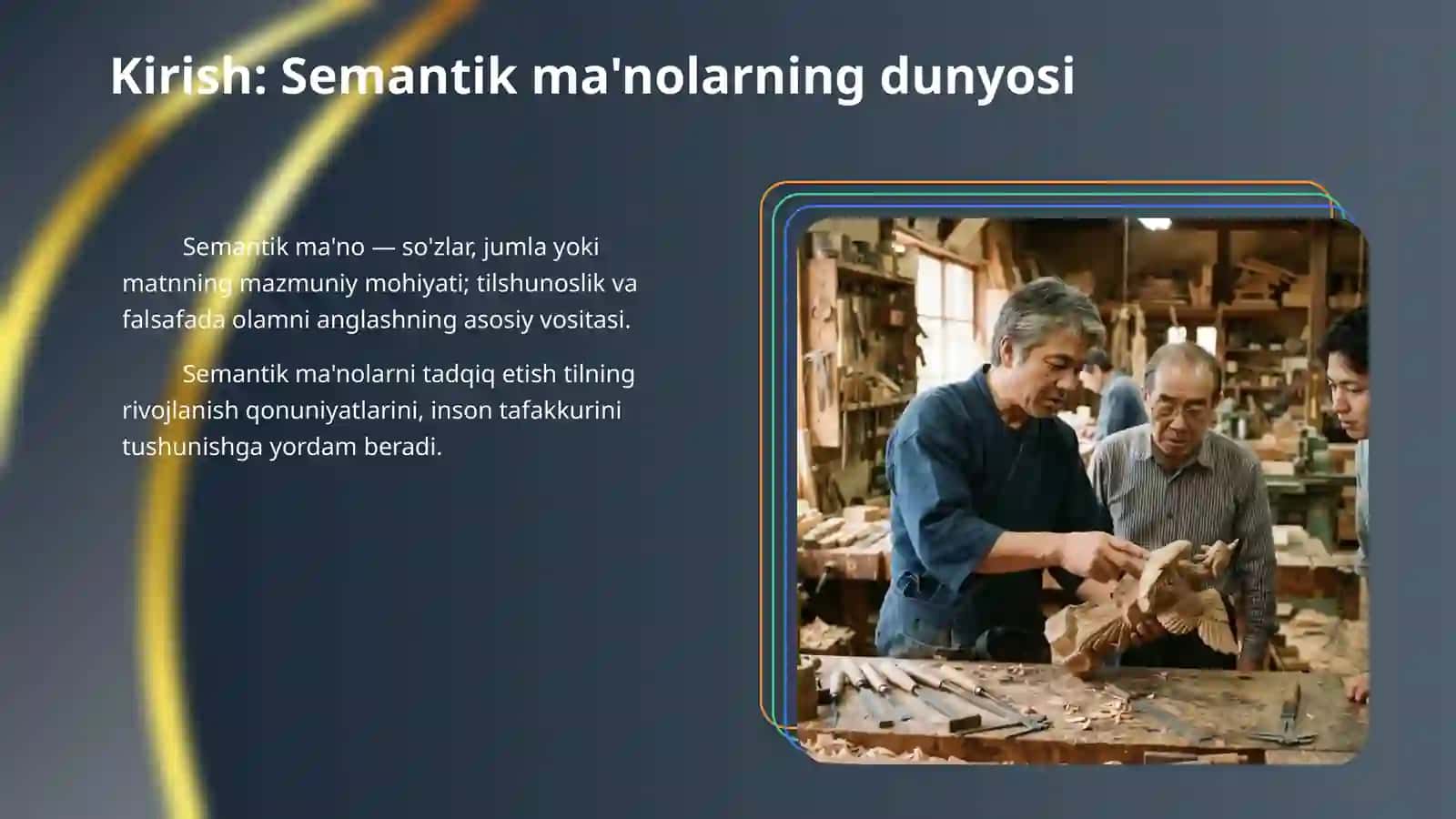 Sema va uning turlari. Sema va uning xususiyatlari 3
