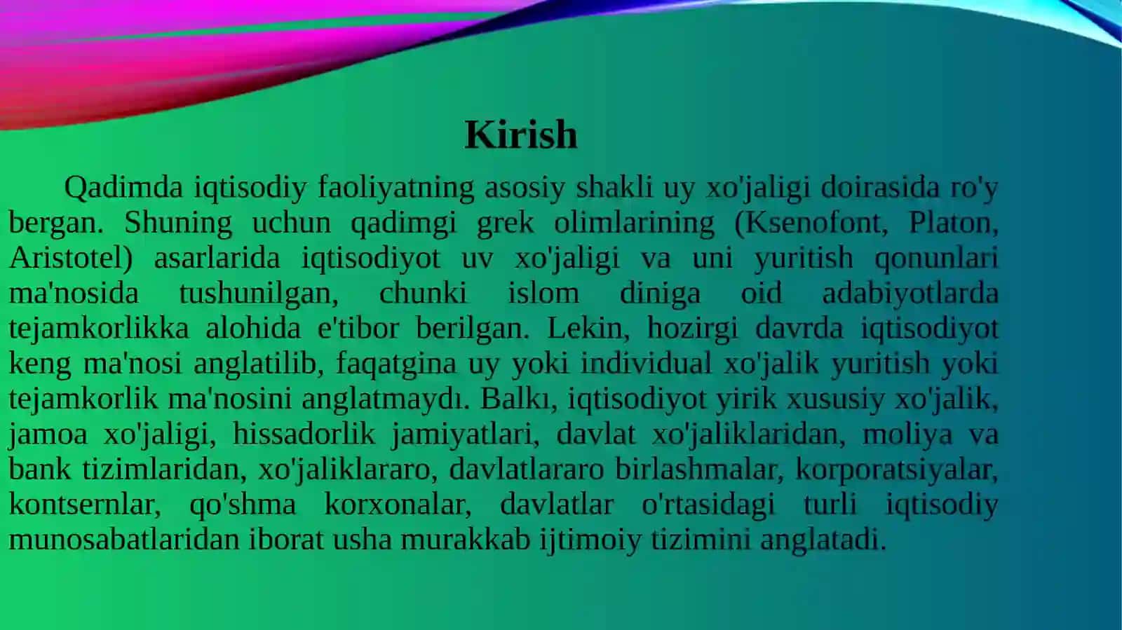 iQTISODIYOTNAZARIYASINING FAN SIFATIDA SHAKLLANISHIDAGI ASOSIY OQIMLAR 3