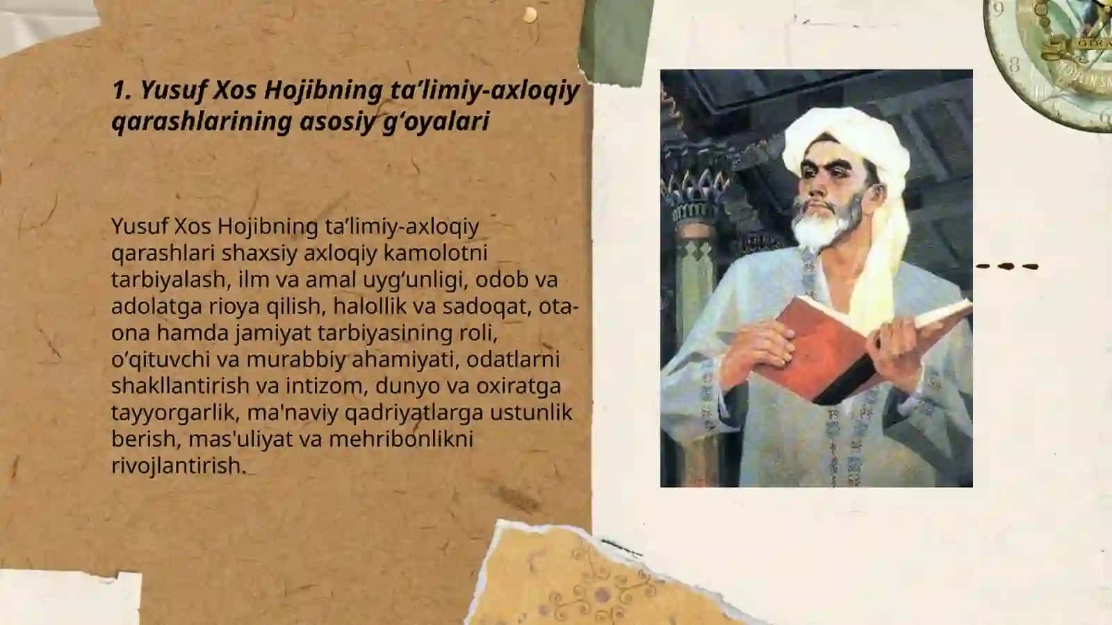 Yusuf Xos Hojibning taʼlimiy axloqiy qarashlari 3