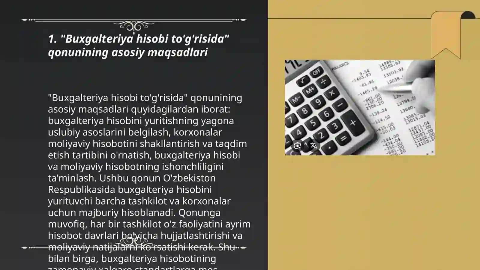 Buxgalteriya hisobi tog'risida yo'riqnoma 3
