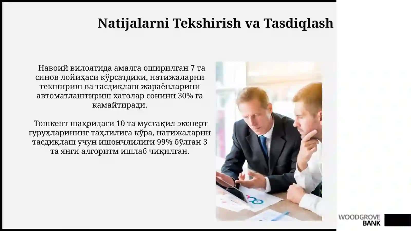 Ishonchlilikni oshirish usullarini taxlil qilish va qo'llaniladigan tadbirlar 3