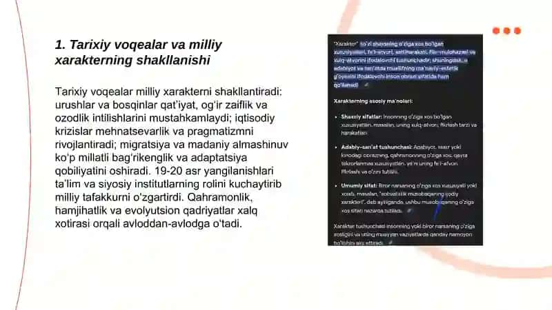 Xarakterning shakillanishida tarixiy ijtimoiy iqtisodiy vaziyatlarning roli 3
