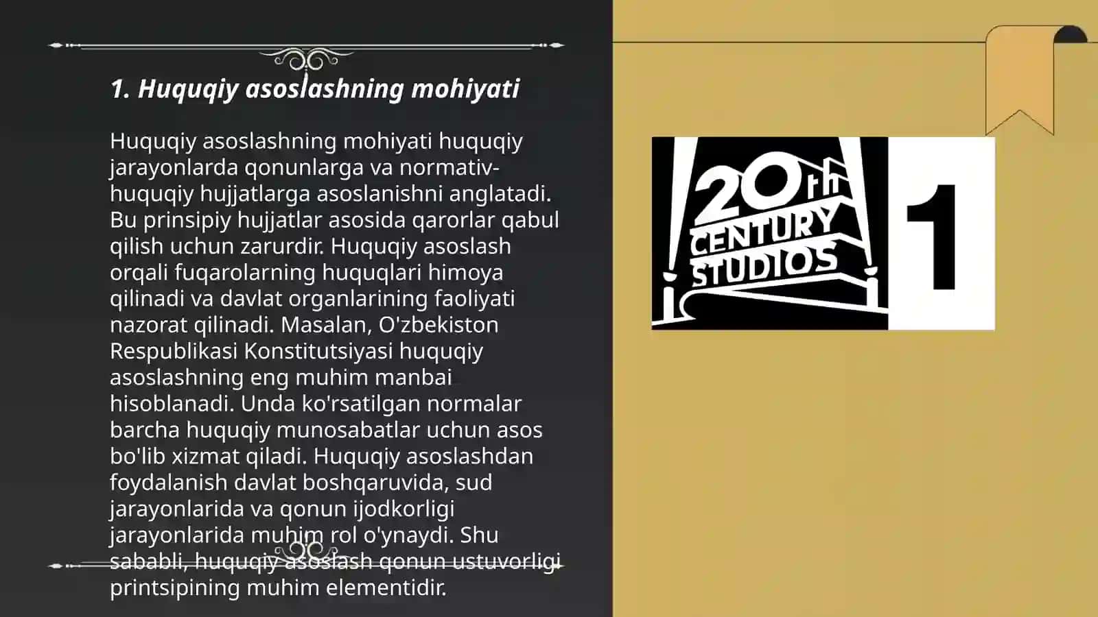 Huquqiy asoslashning yurist faoliyatidagi roli 3