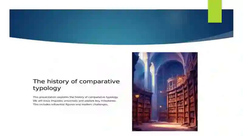 History of comparative typology 3