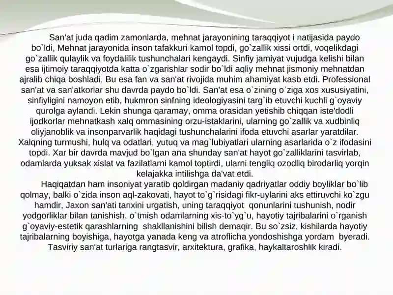 Tasviriy san’at tarixi 3