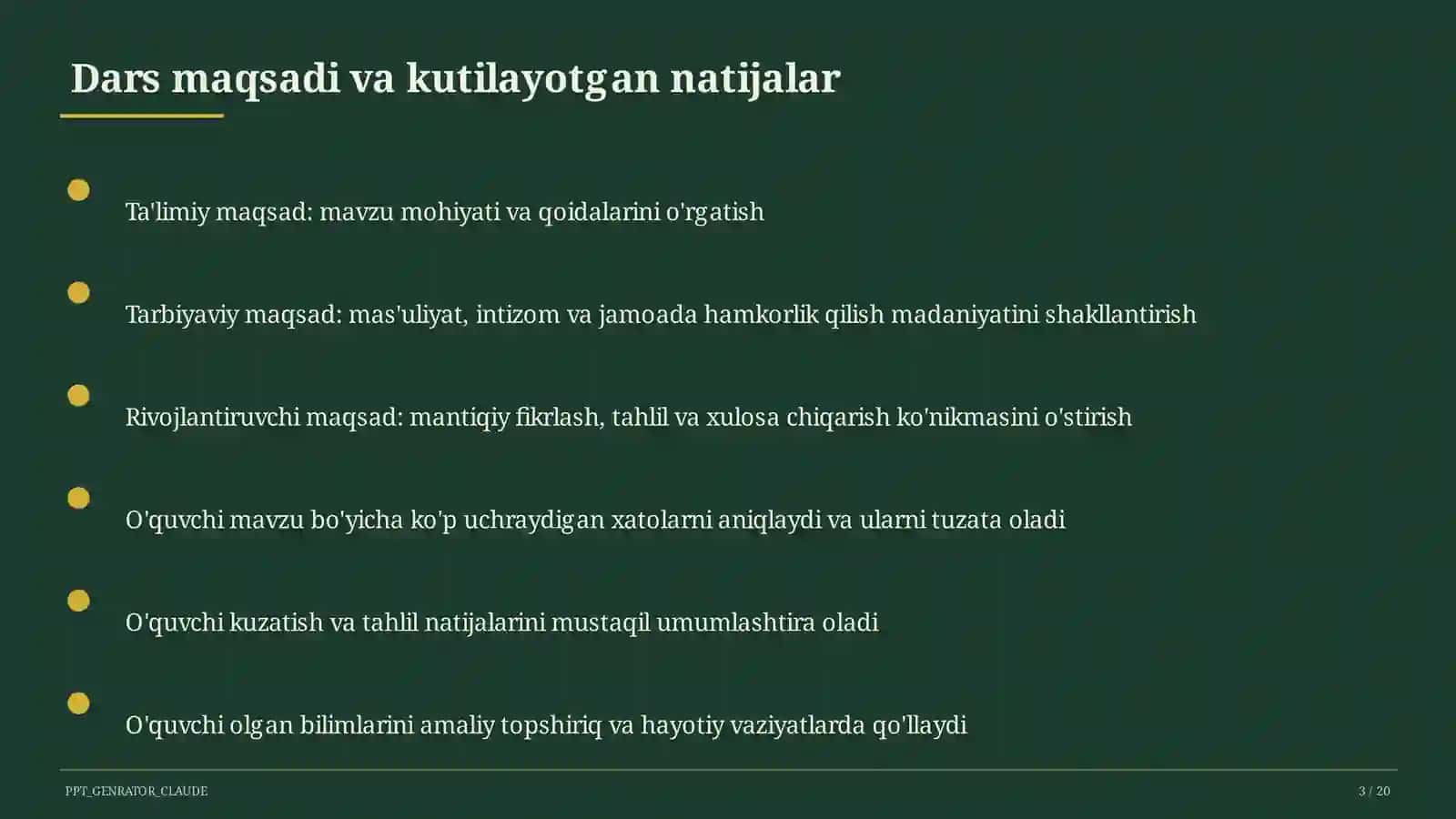 Qurilish chizmalari: bino plani (9-sinf) 3