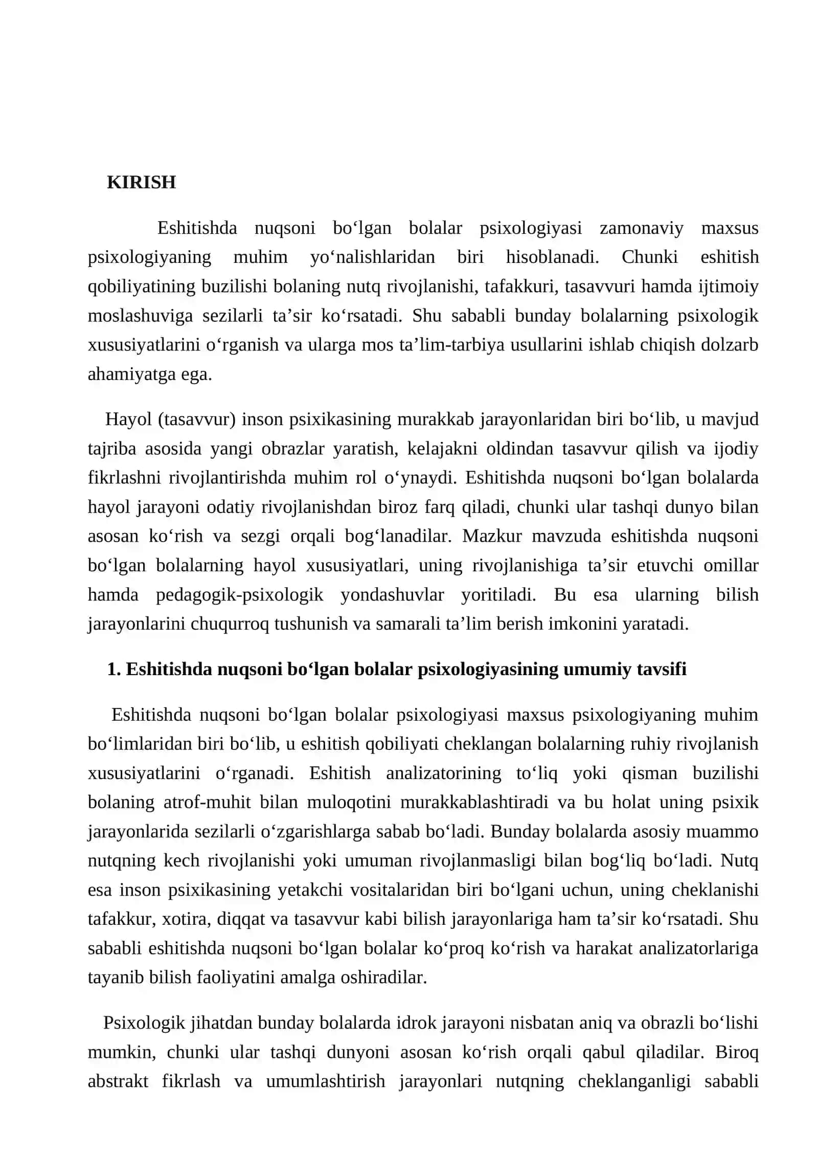 ESHITISHDA NUQSONI BO‘LGAN BOLALARNING HAYOL XUSUSIYATLARI 3
