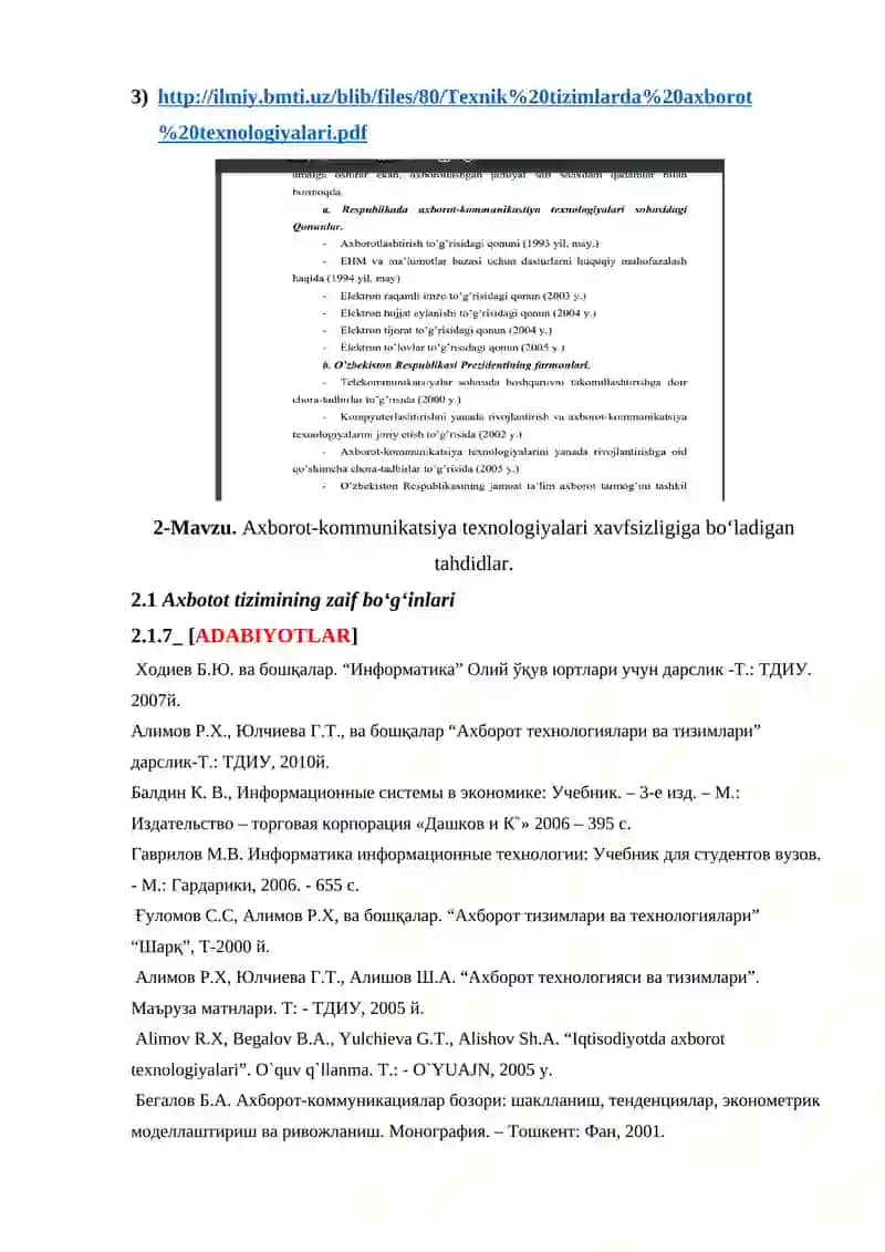 Kiberxavfsizlikga oid milliy va xorijiy me’yoriy-huquqiy hujjatlar tahlili 3