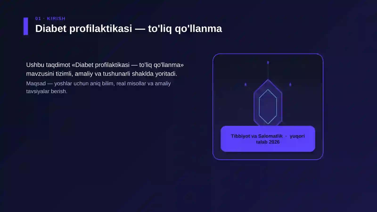 Diabet profilaktikasi — to'liq qo'llanma 3