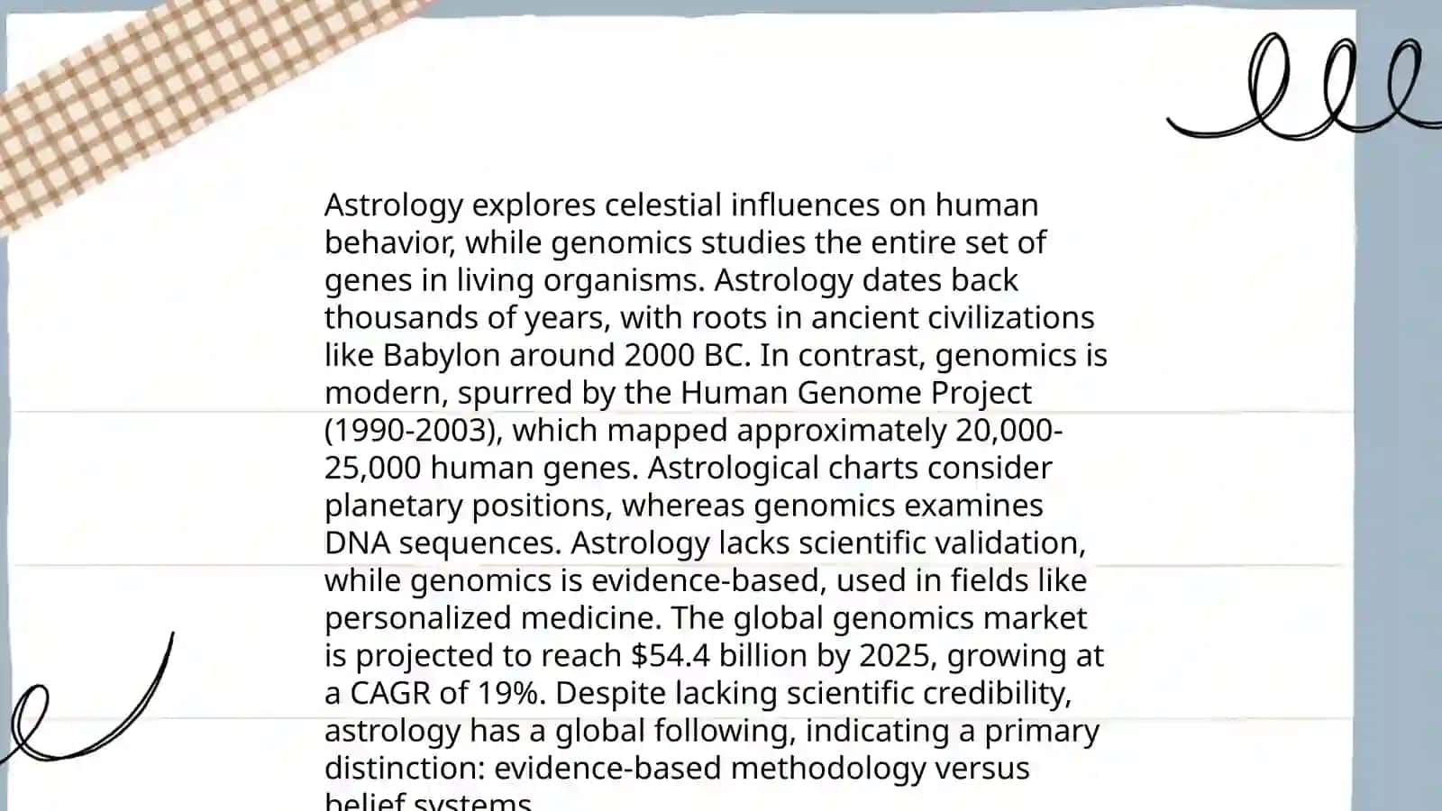 Horoscopes Genes 3