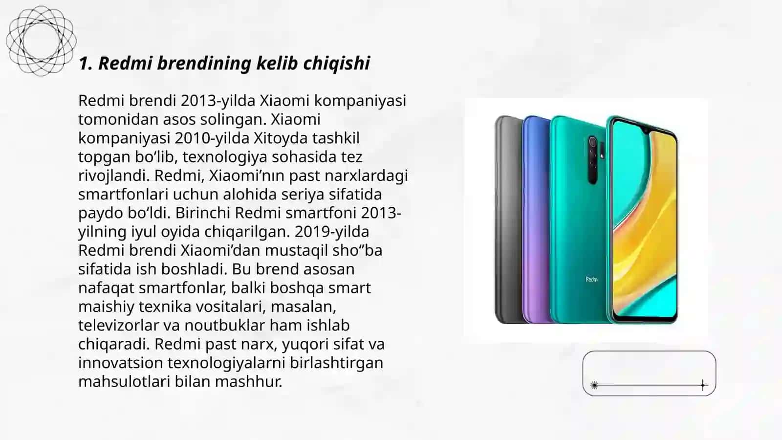 Redmi brendining kelib chiqishi 3