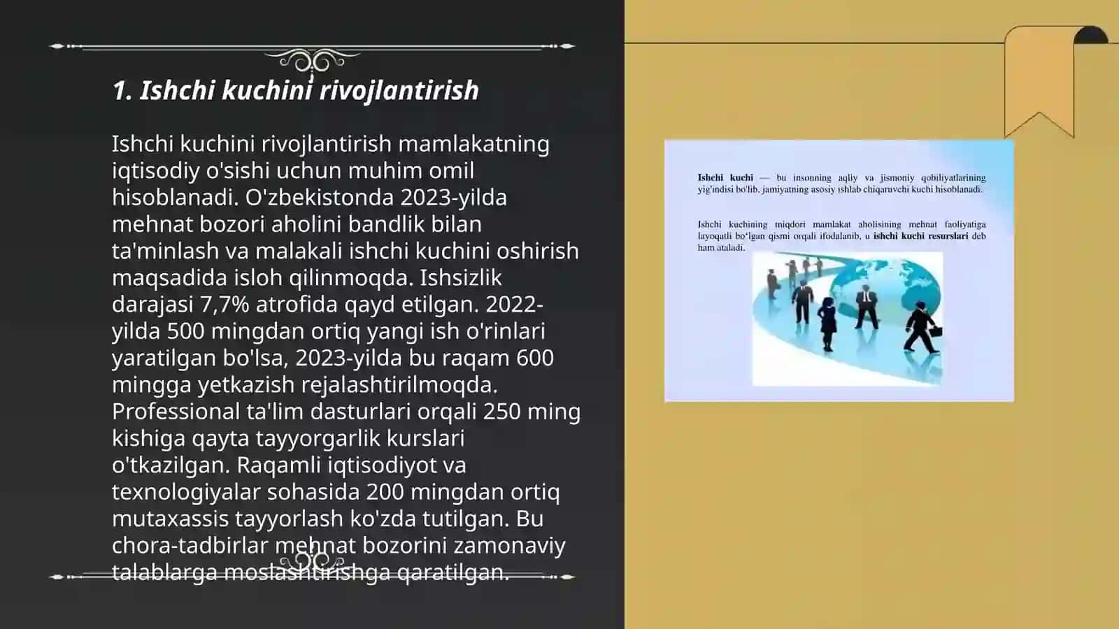 Ishchi kuchini rivojlantirish 3