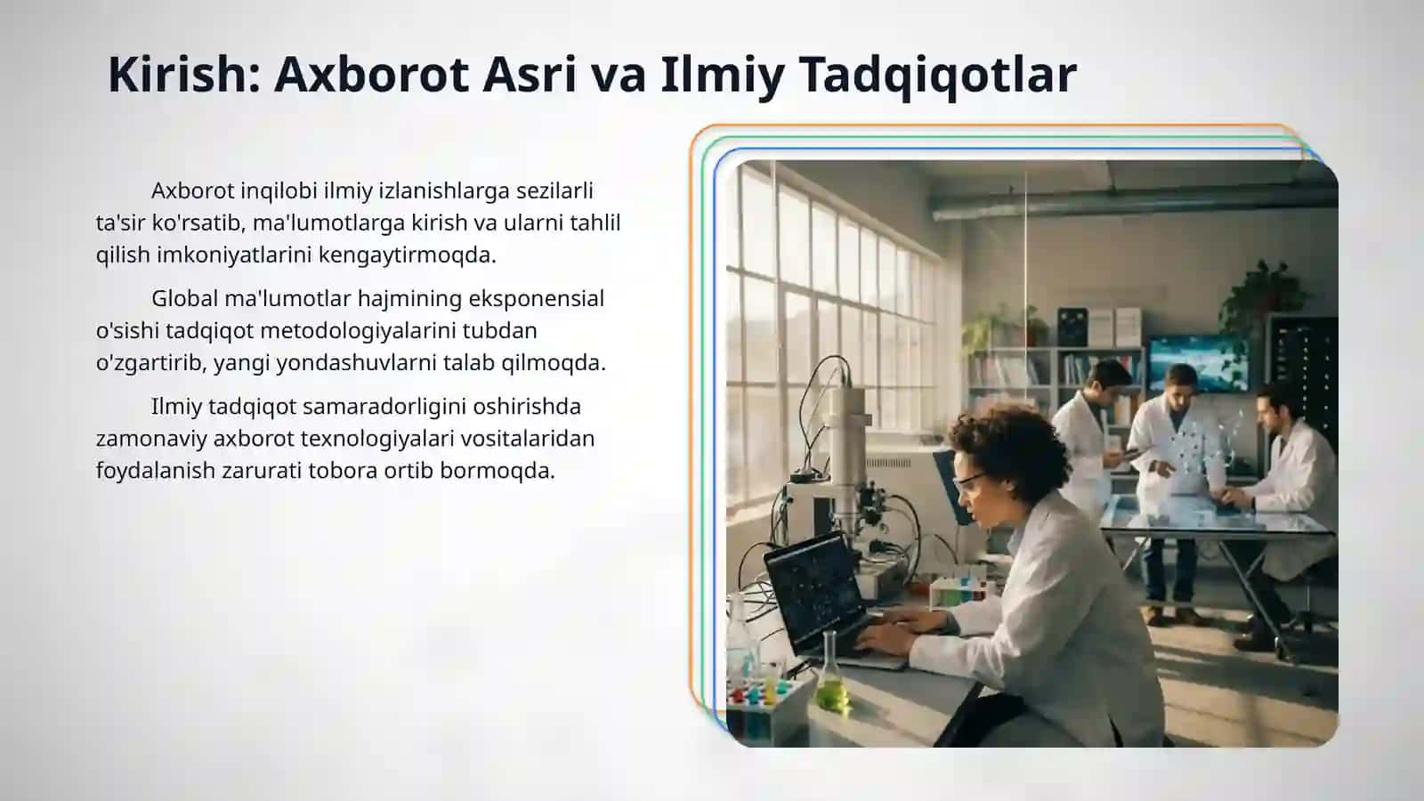 Ilmiy tadqiqotda axborot va axborot texnologiyalaridan foydalanishning ahamiyati 3