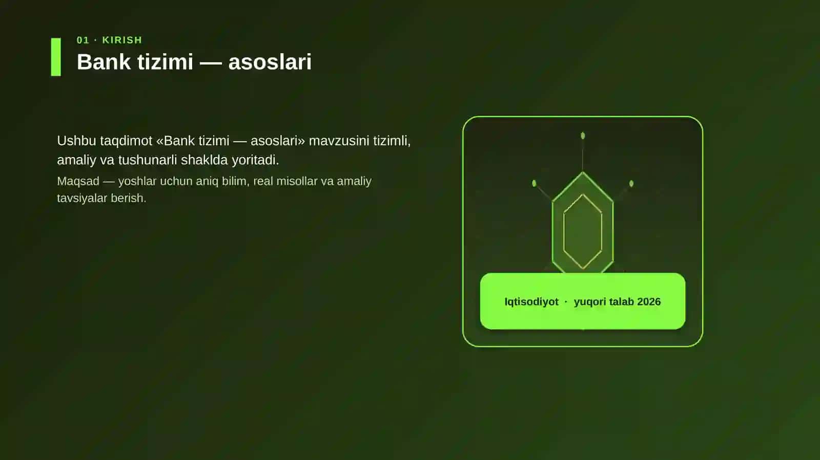 Bank tizimi — asoslari 3