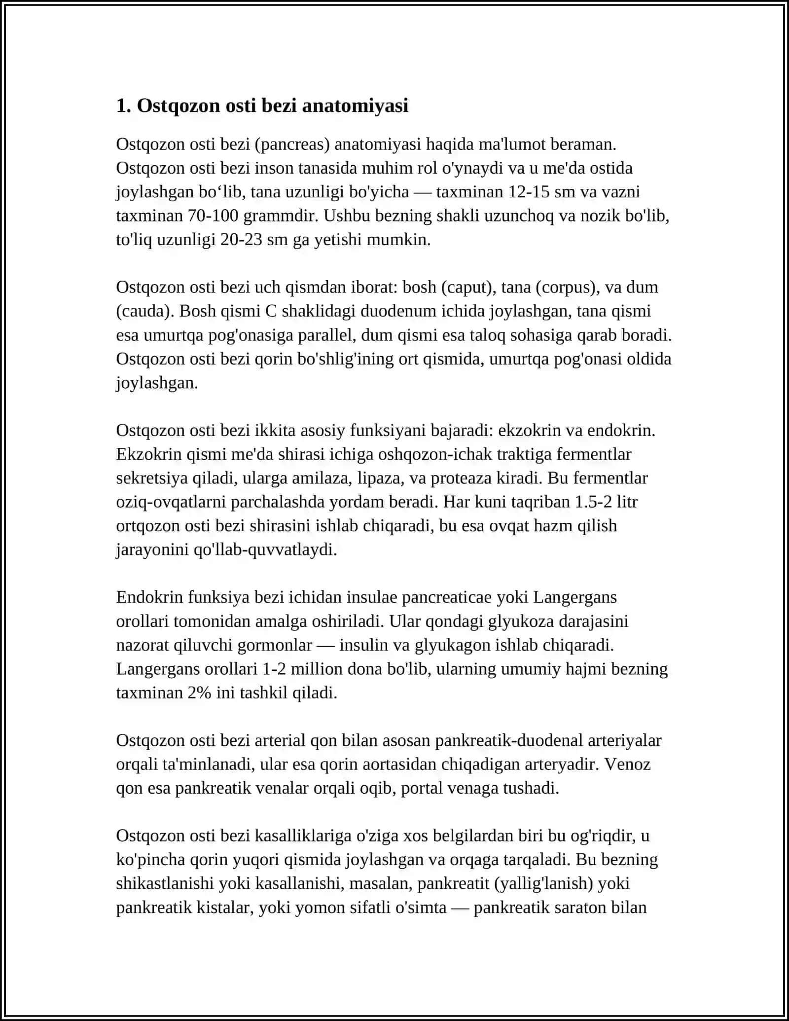 OSHQOZON OSTI BEZINING TUZILISHI HAM HIZMATI 3