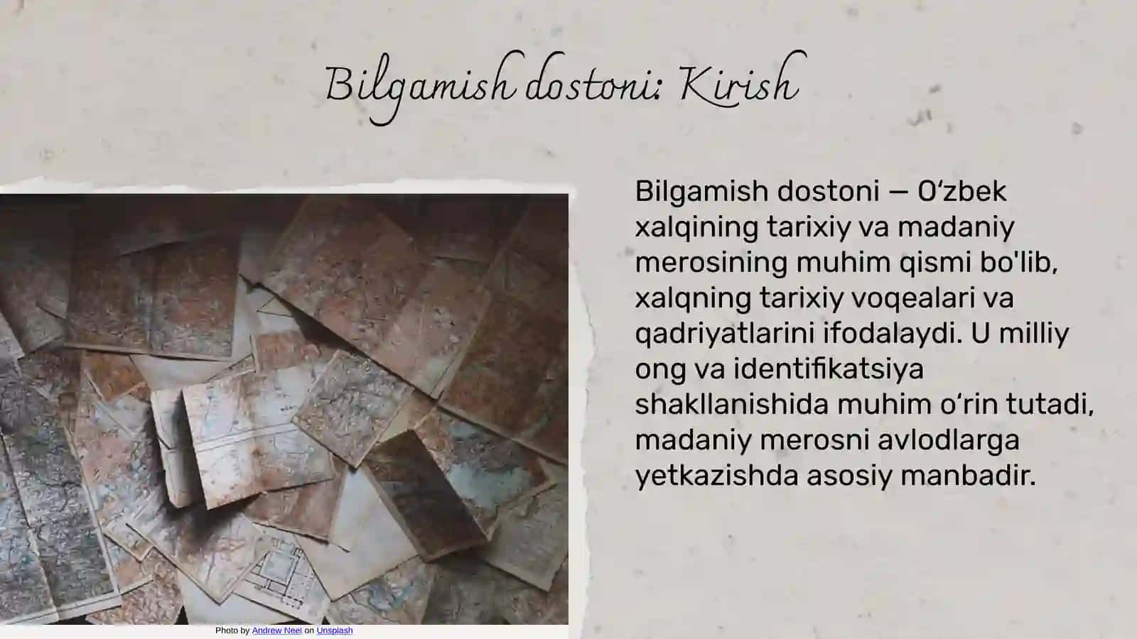 "Bilgamish" dostoni 3