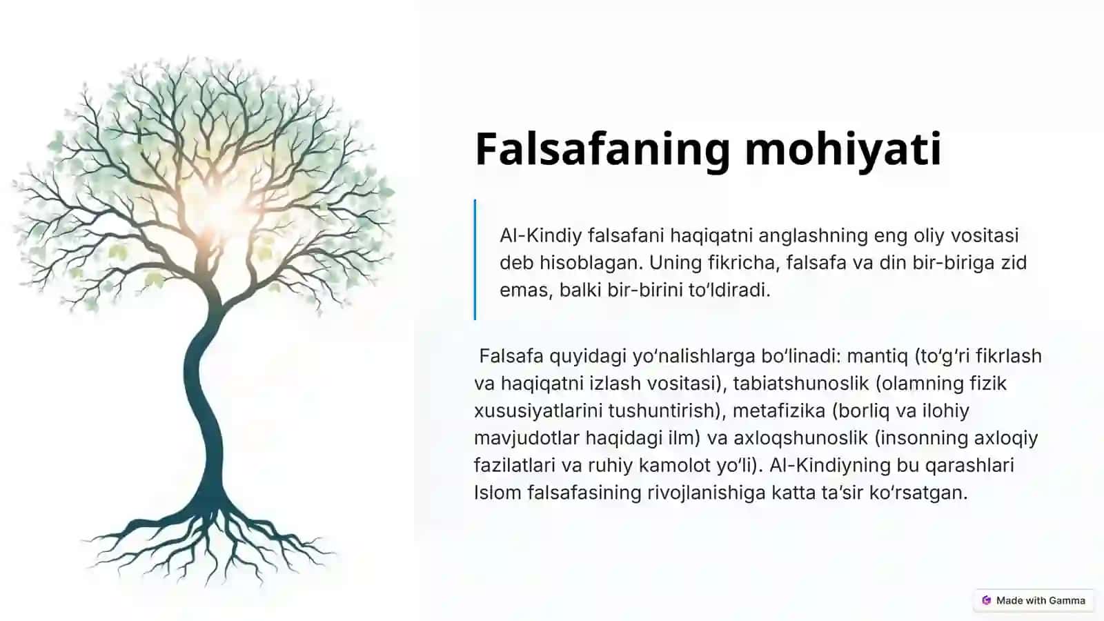 ABU ISHXOQ AL-KINDIY: HAYOTI VA FALSAFIY QARASHLARI 3