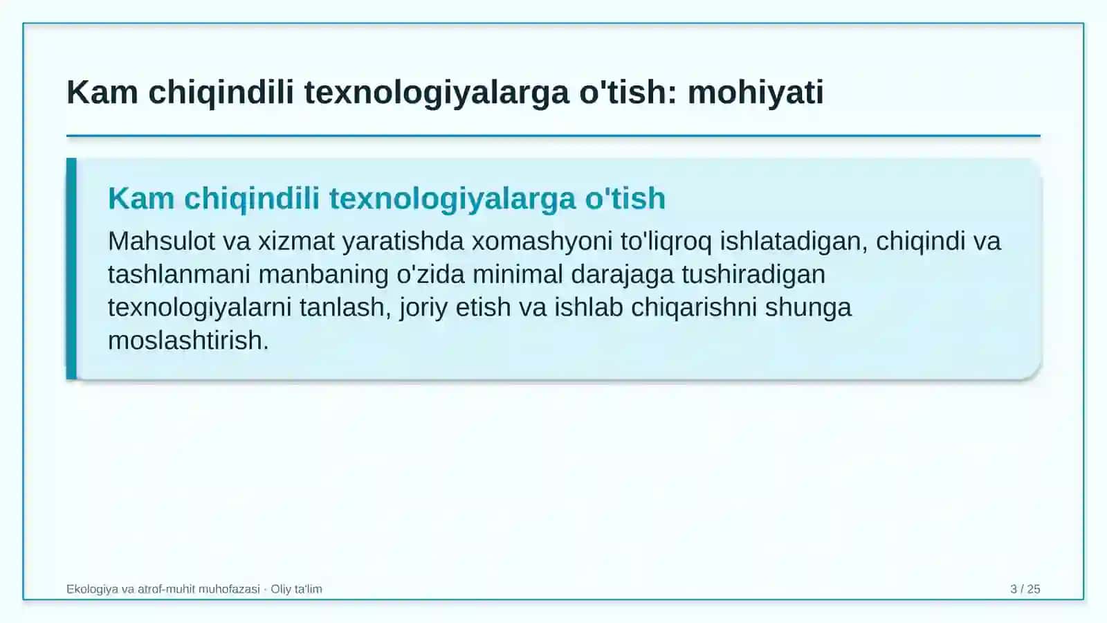 bolalar shifoxonalarida kam chiqindili texnologiyalarga o'tish 1398 3