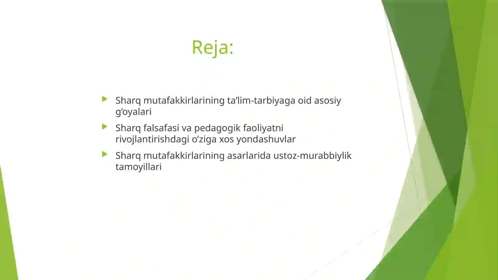 Sharq mutafakkirlari ijodida ta’lim tarbiya 3