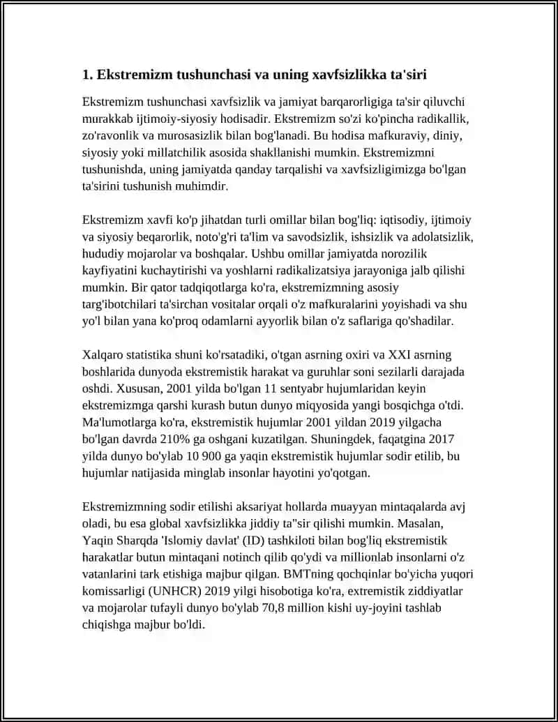 EKSTREMIZM XAVFSIZLIKKA TAHDID SIFATIDA 3