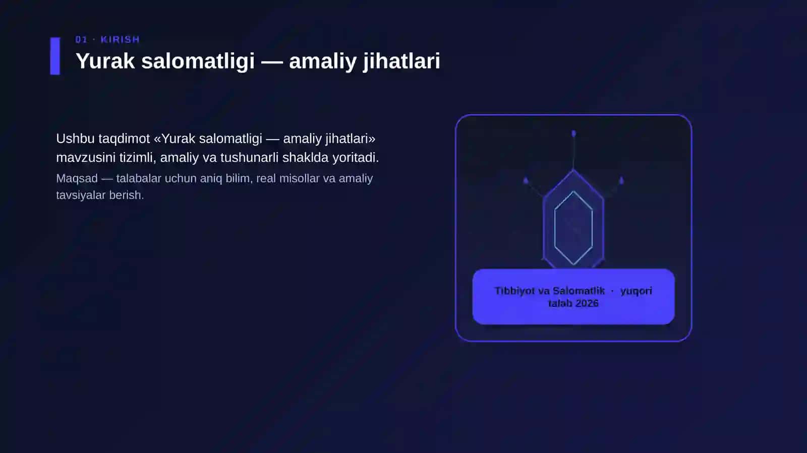 Yurak salomatligi — amaliy jihatlari 3
