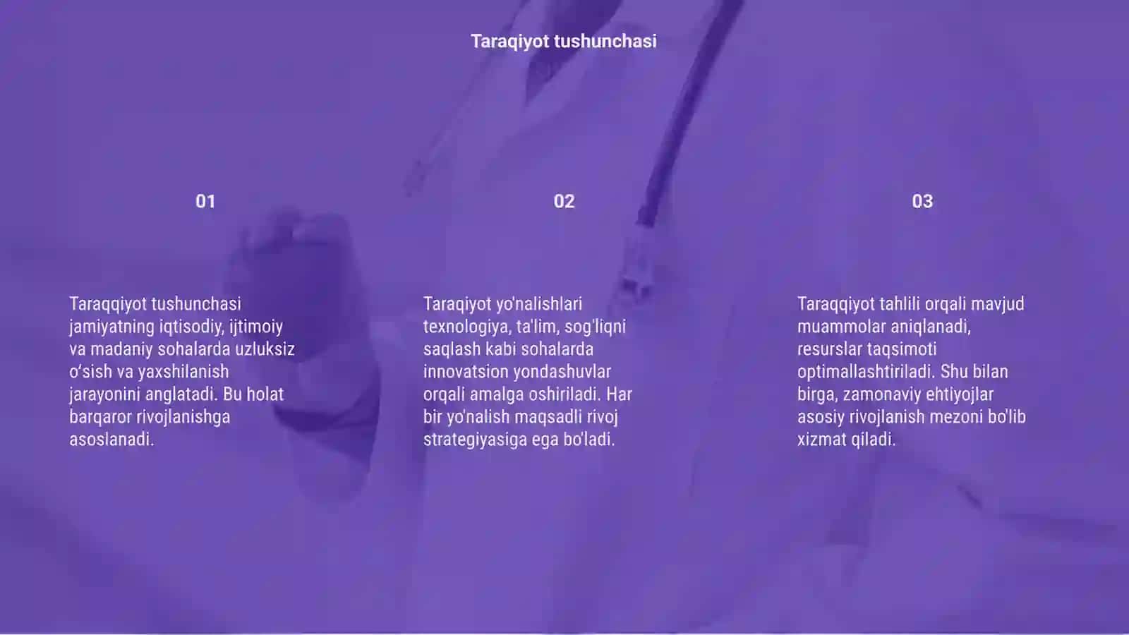 Taraqiyot yonalishlari 3