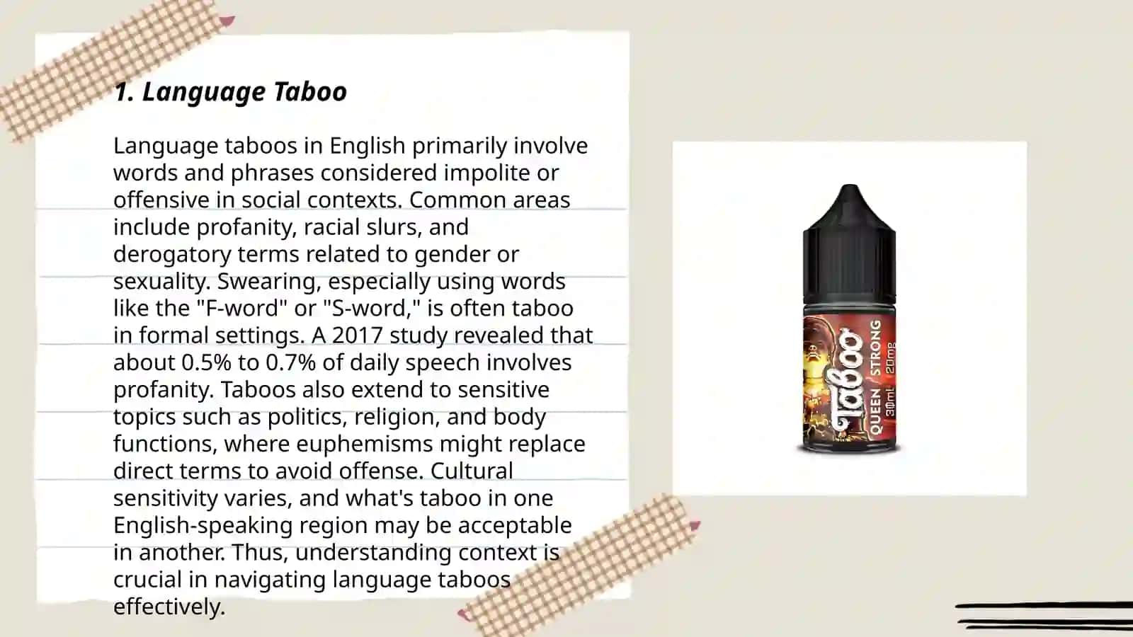 Taboo and euphemism 3