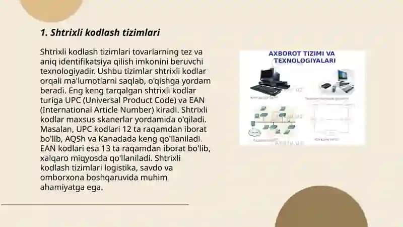 "Shtrixli kodlash va axborot texnalogiyalari markazi"DK faoliyati 3